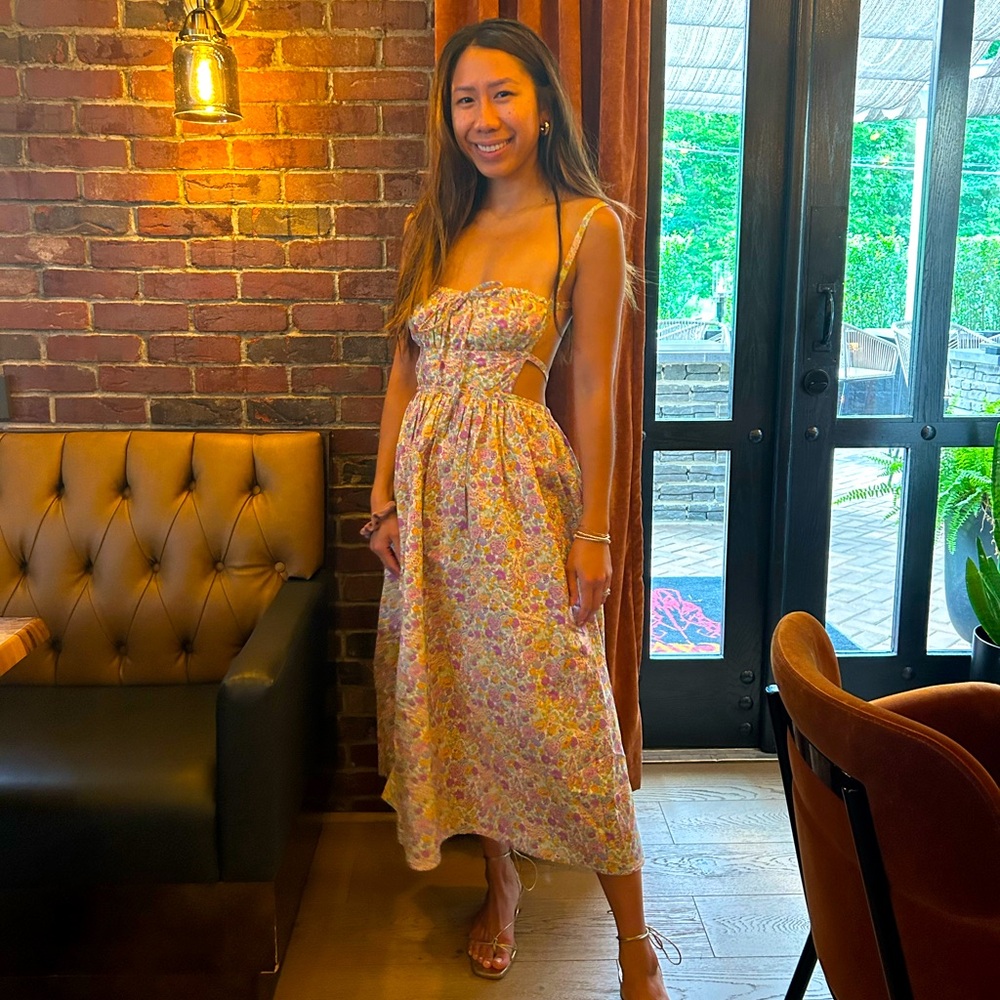 🌼Emory Park Floral Midi Dress